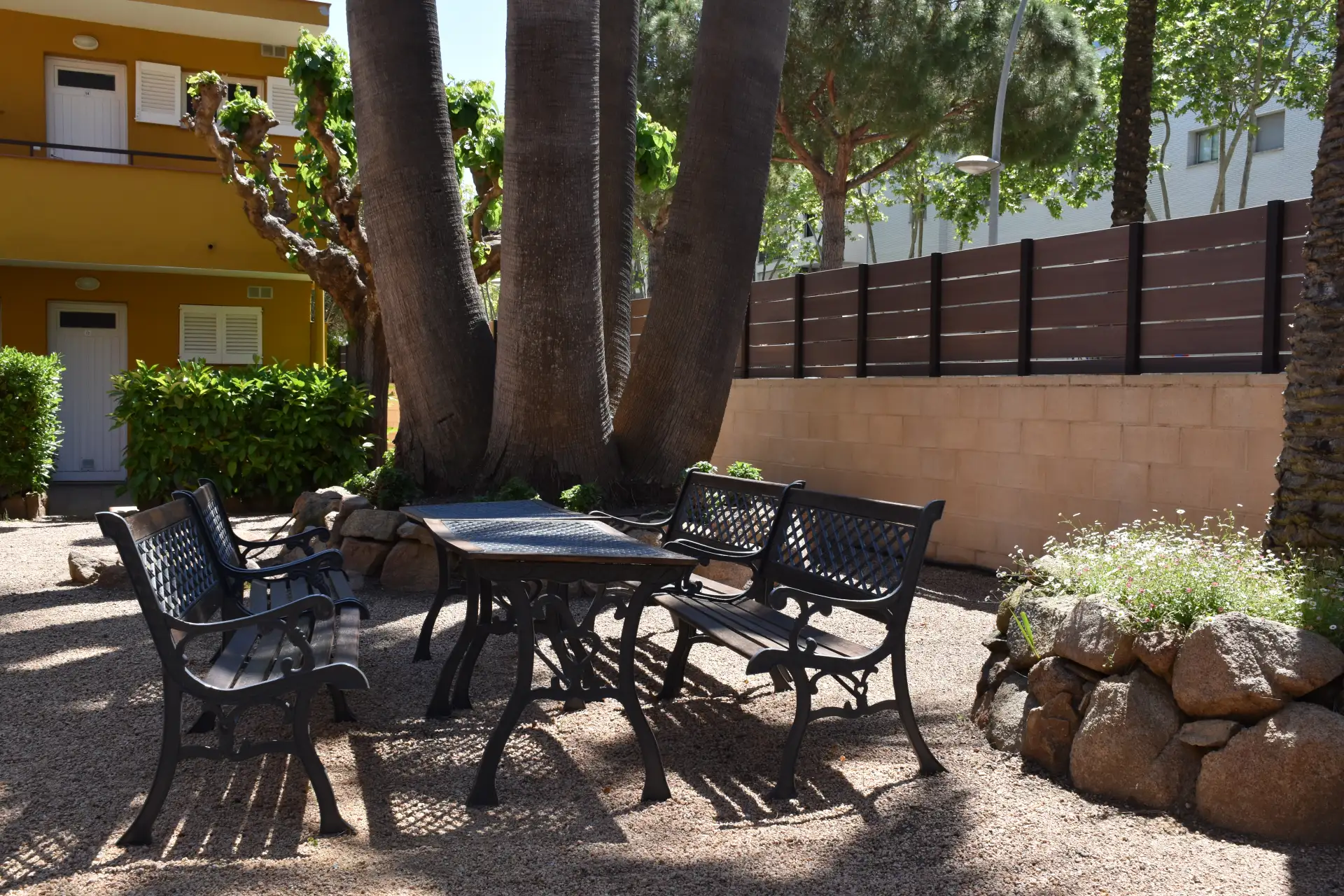 Apartamentos Les Palmeres Platja d'Aro Zona verde